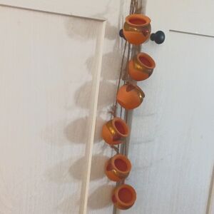 Authentic Artisan New Mexican Made Clay Pottery Rain Chain